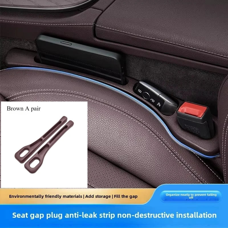 Car seat gap plug anti-leak strip Car interior accessories Seat invisible storage box filling strip general guide