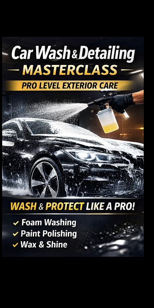 Professional Car Wash & Exterior Detailing Masterclass