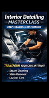 Professional Car Interior Detailing Masterclass – Deep Cleaning & Restoration